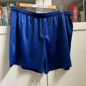 Blue Champion basketball shorts